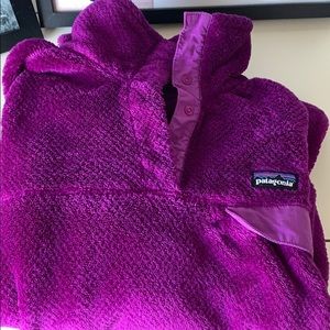Purple Patagonia Fleece Pullover